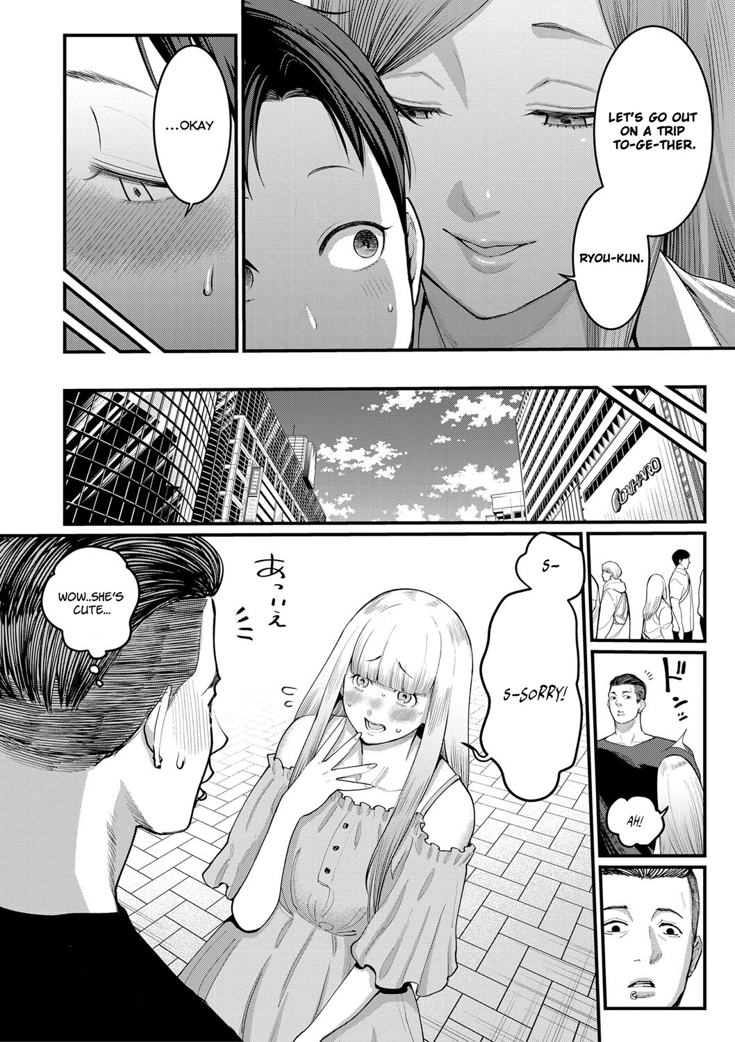 Hentai Manga Comic-Me and my mom in public crossdressing sex-Read-2